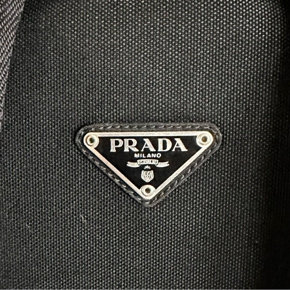 Authentic PRADA Gray Green & Black Nylon Backpack - Picture 13 of 15